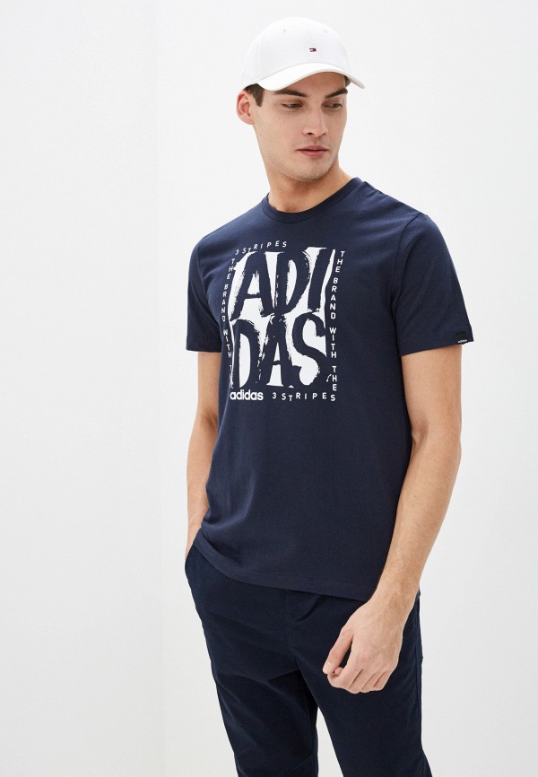 

Футболка adidas, Синий, adidas AD002EMHLOU7