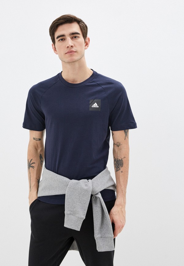 

Футболка adidas, Синий, MHE Tee STA