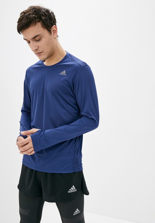 

Лонгслив спортивный adidas, Синий, adidas AD002EMHLOW1