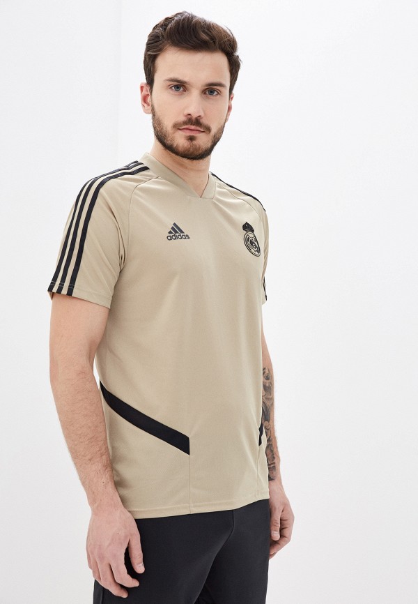 

Футболка спортивная adidas, Бежевый, REAL TR JSY