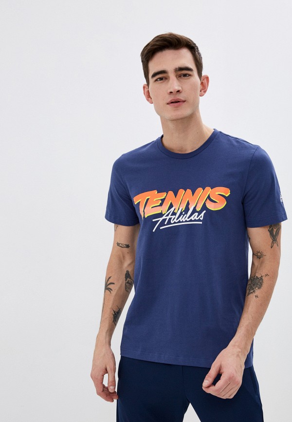 

Футболка adidas, Синий, SCRIPT GRAPH T