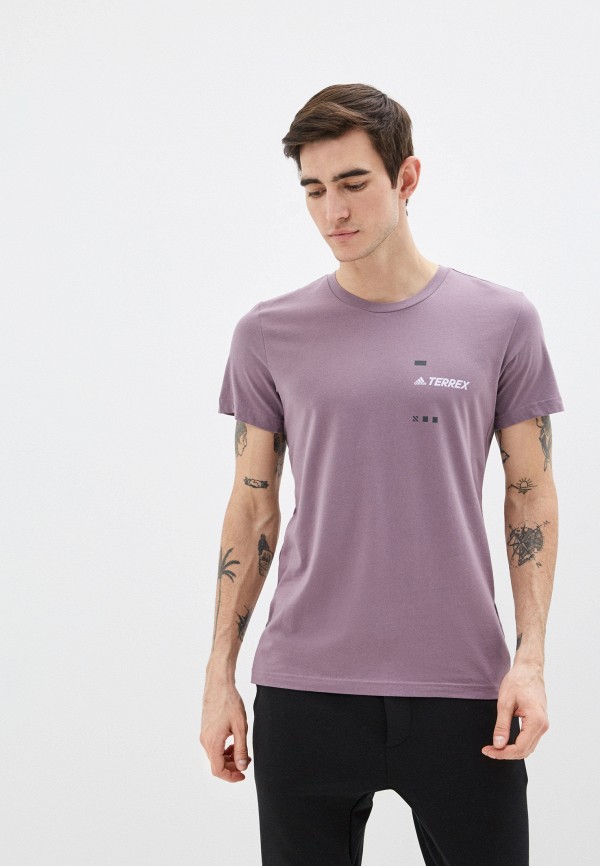 

Футболка adidas, Фиолетовый, adidas AD002EMHLPB5
