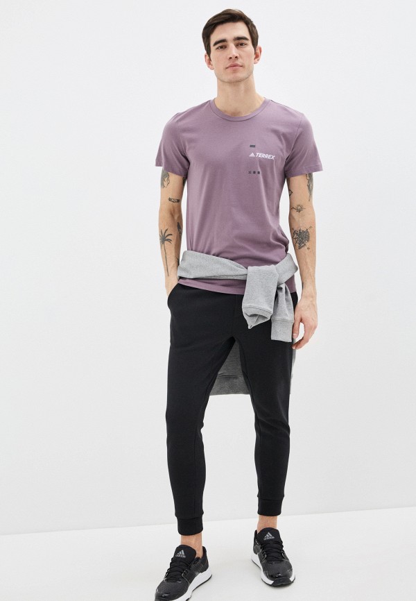 

Футболка adidas, Фиолетовый, adidas AD002EMHLPB5