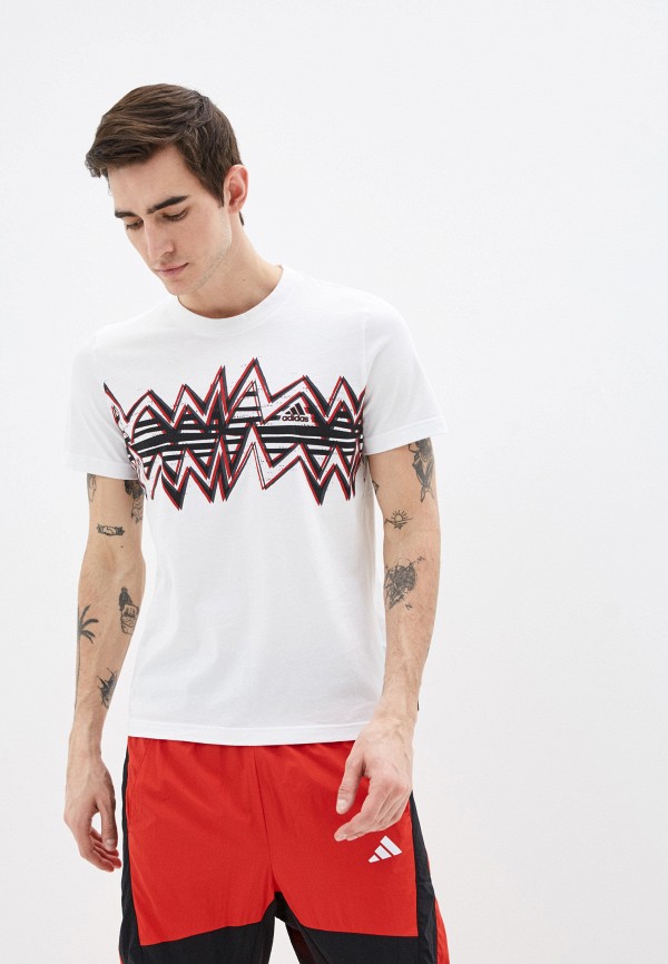 

Футболка adidas, Белый, adidas AD002EMHLPB7