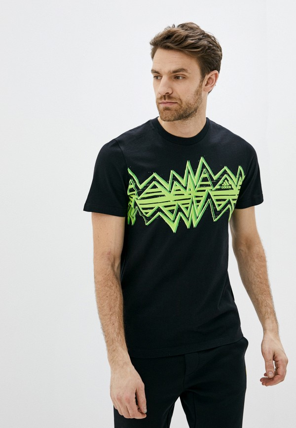 

Футболка спортивная adidas, Черный, TGO 10 GRFX