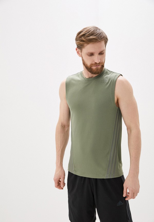 

Майка спортивная adidas, Хаки, AERO 3S SL TEE