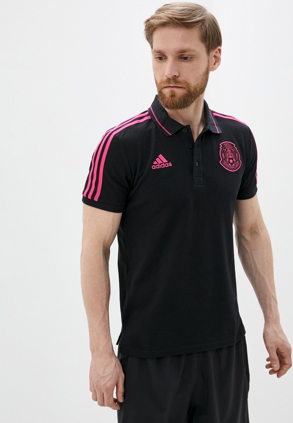

Поло adidas, Черный, adidas AD002EMIIBM9