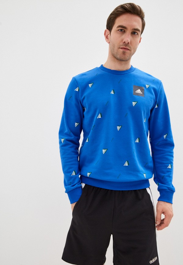

Свитшот adidas, Синий, adidas AD002EMIIBO2