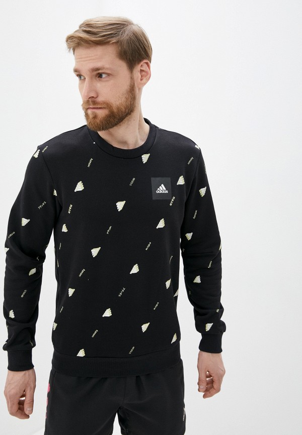 

Свитшот adidas, Черный, MHE Crew GFX