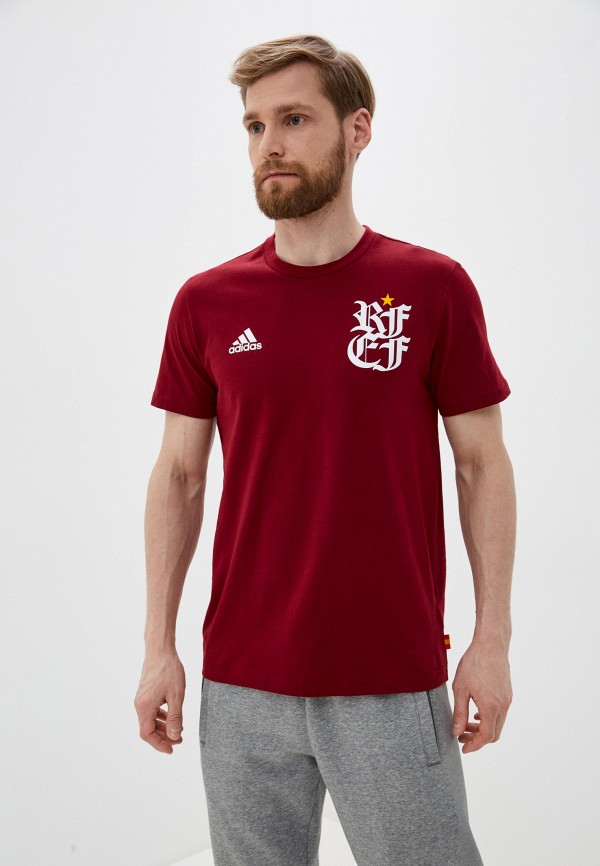 

Футболка adidas, Бордовый, adidas AD002EMIIBR0