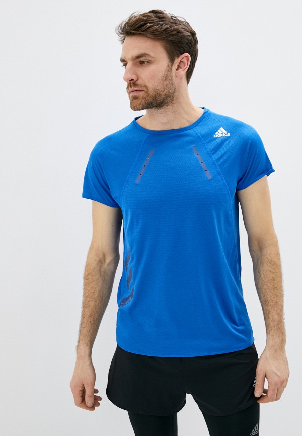 

Футболка спортивная adidas, Синий, HEAT.RDY TEE M