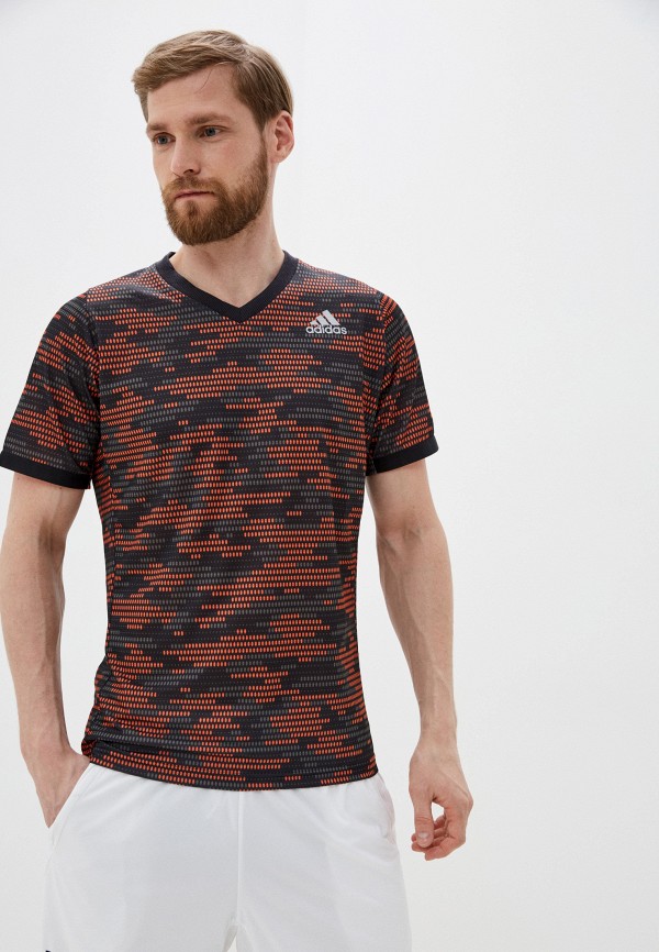 

Футболка спортивная adidas, Коричневый, FLFT TEE PBLUE