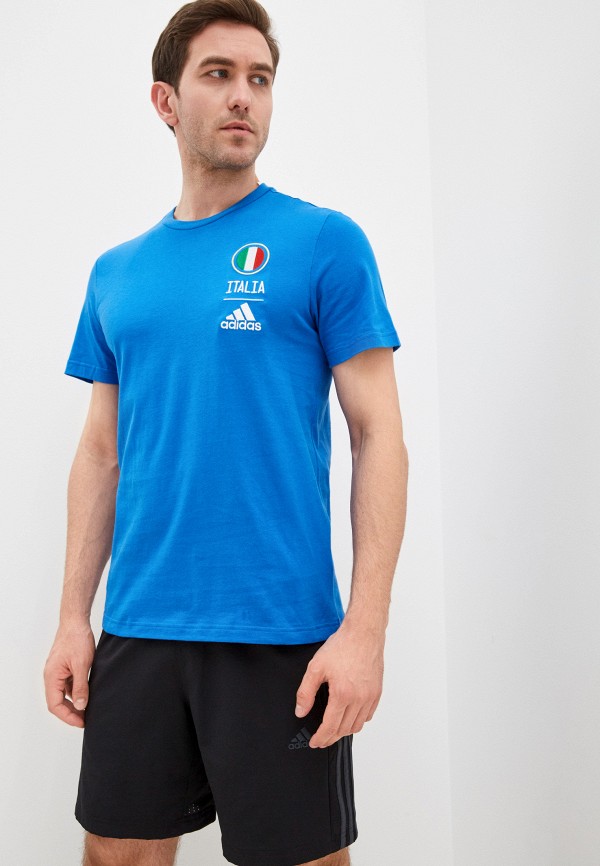 

Футболка adidas, Синий, adidas AD002EMIICN1
