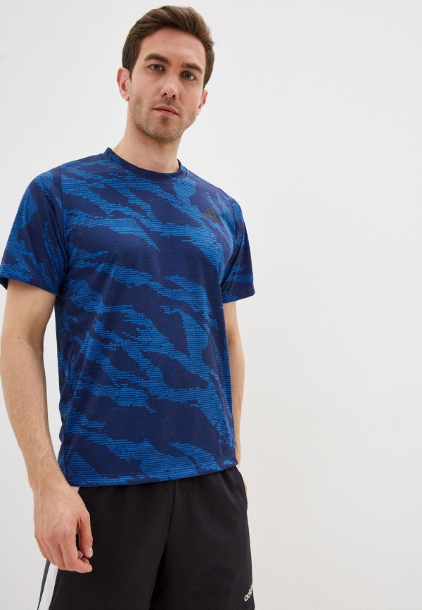

Футболка adidas, Синий, adidas AD002EMIICQ1