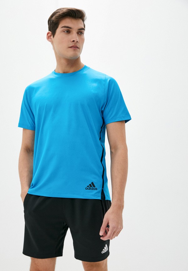 

Футболка спортивная adidas, Голубой, FL PRIMEBLUE T