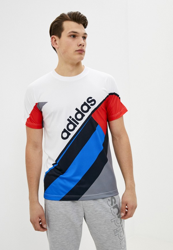 

Футболка спортивная adidas, Белый, M CB T 1