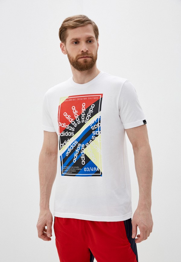 

Футболка adidas, Белый, adidas AD002EMIICS3