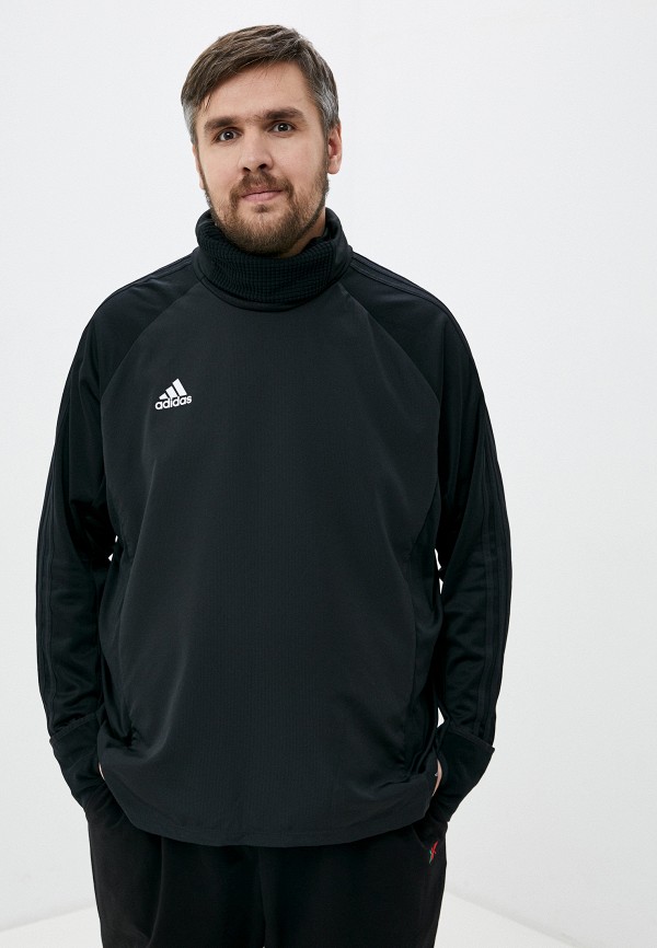 

Свитшот adidas, Черный, CON18 WRM TOP