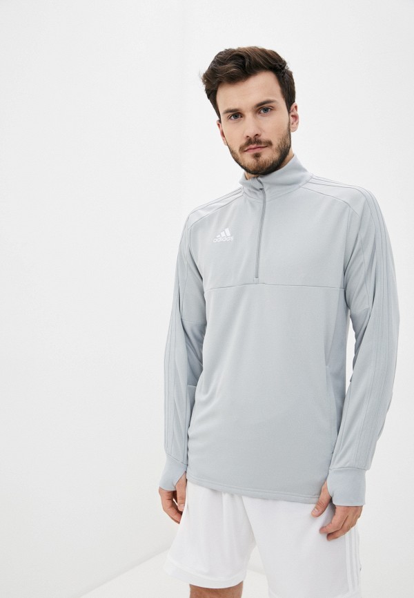 

Лонгслив спортивный adidas, Серый, adidas AD002EMJFNR4