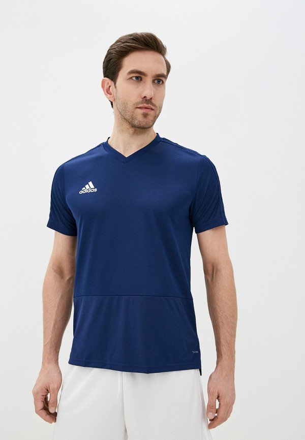 

Футболка спортивная adidas, Синий, CON18 TR JSY