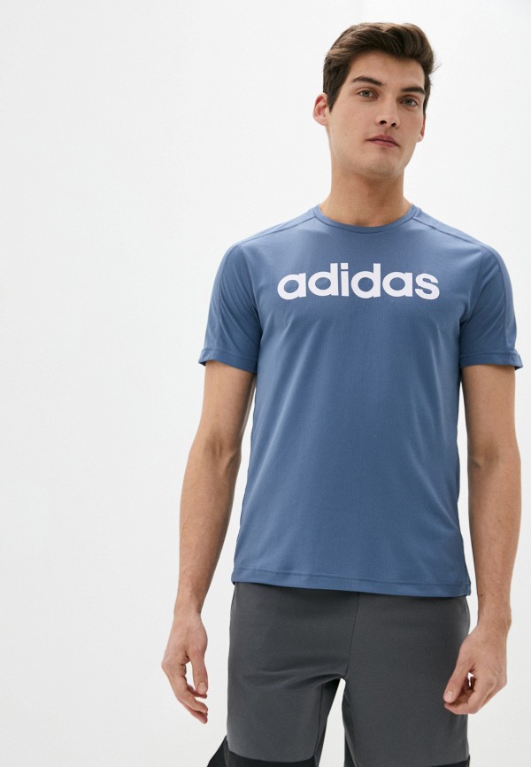

Футболка спортивная adidas, Синий, D2M COOL Logo T