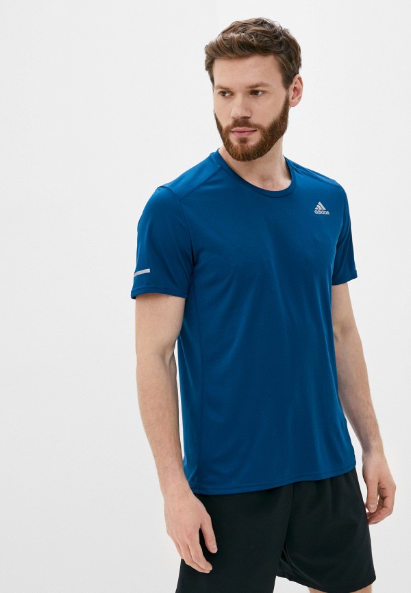 

Футболка спортивная adidas, Синий, RUN IT TEE M