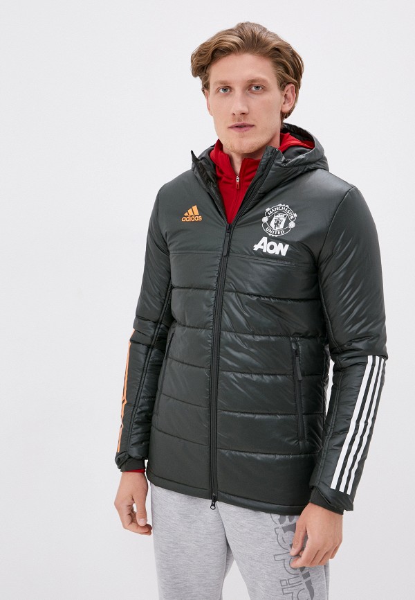 

Куртка утепленная adidas, Зеленый, MUFC WINT JK