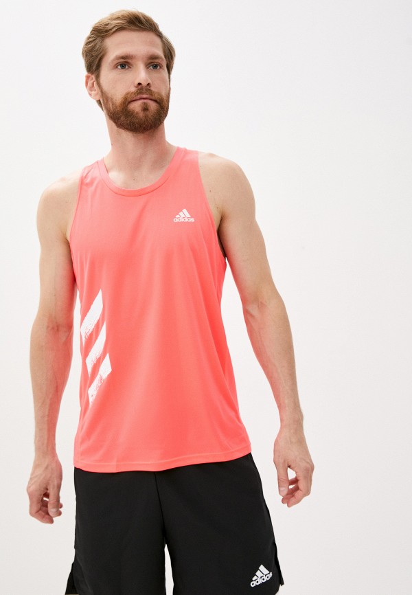 

Майка спортивная adidas, Розовый, OTR SINGLET 3S