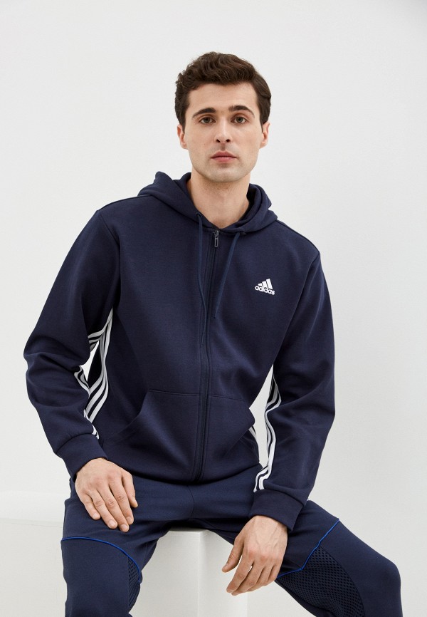 

Толстовка adidas, Синий, M MH 3S FZ