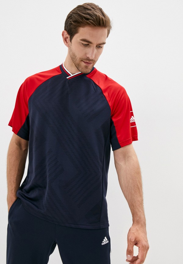 

Футболка спортивная adidas, Синий, M JQRD Jers Tee
