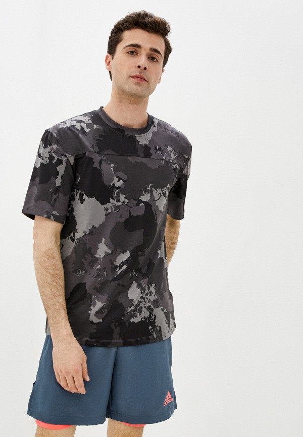 

Футболка спортивная adidas, Серый, CON CAMO TEE