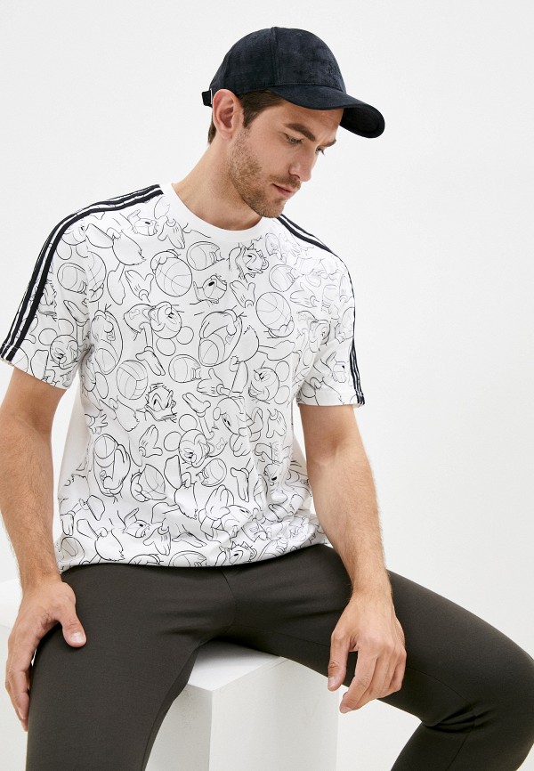 

Футболка adidas, Белый, M DSNY AOP T