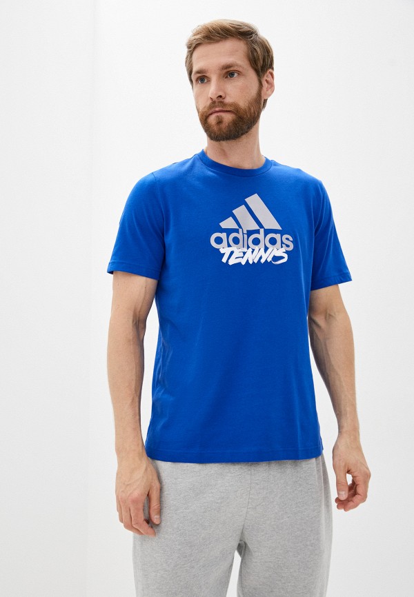 

Футболка adidas, Синий, M SS ADI TEN