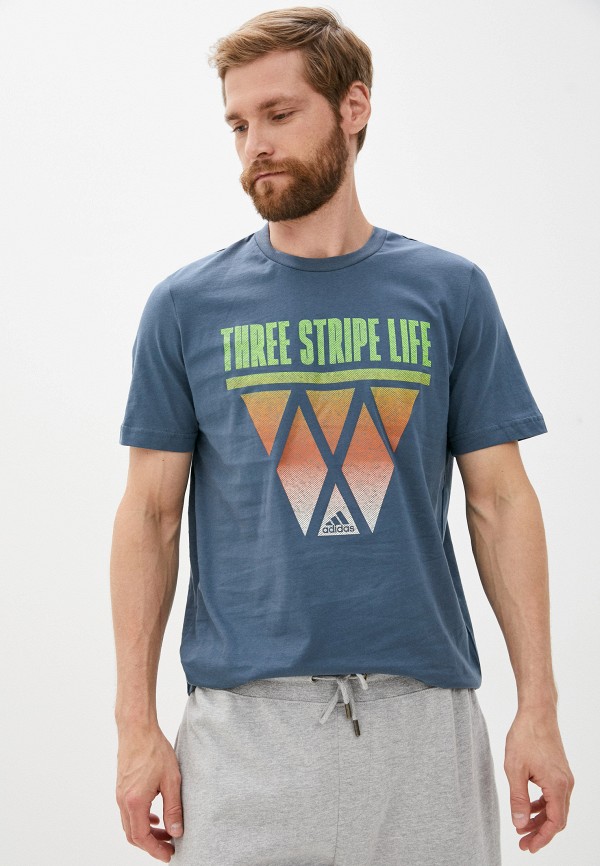 

Футболка adidas, Серый, TSL HOOPS
