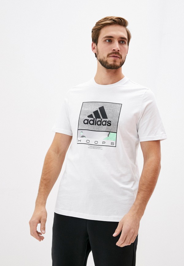 

Футболка adidas, Белый, FUTURE HOOPS