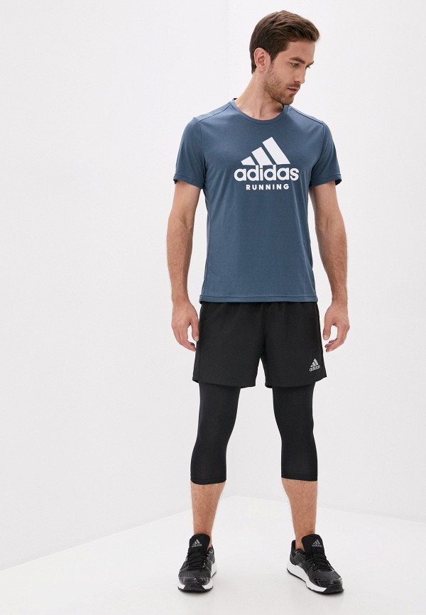 

Футболка спортивная adidas, Синий, adidas AD002EMJMPH0