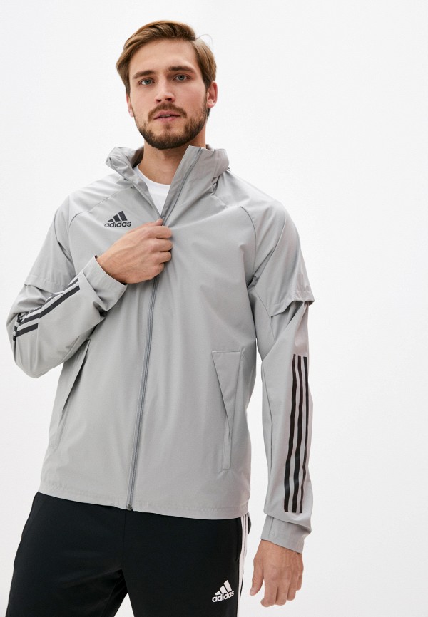 

Ветровка adidas, Серый, adidas AD002EMKLBJ1