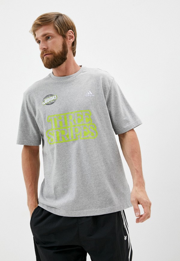 

Футболка adidas, Серый, adidas AD002EMKOZJ0