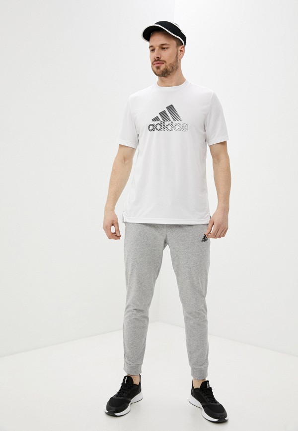 Брюки спортивные adidas серый, размер 40, фото 2