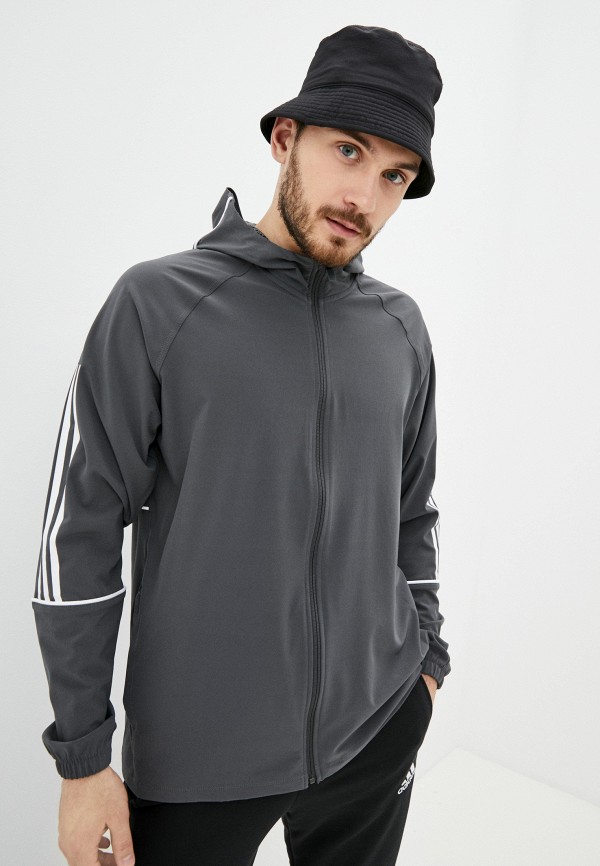 

Ветровка adidas, Серый, PLYR 3S WBR JKT