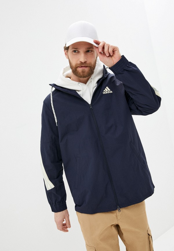 

Ветровка adidas, Синий, M 3S TAPE JKT