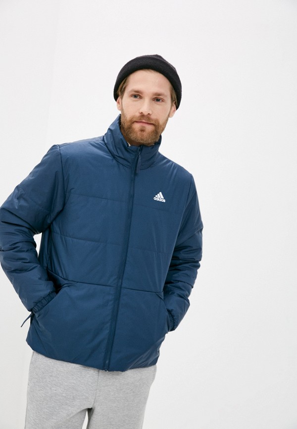 

Куртка утепленная adidas, Синий, BSC 3S INS JKT