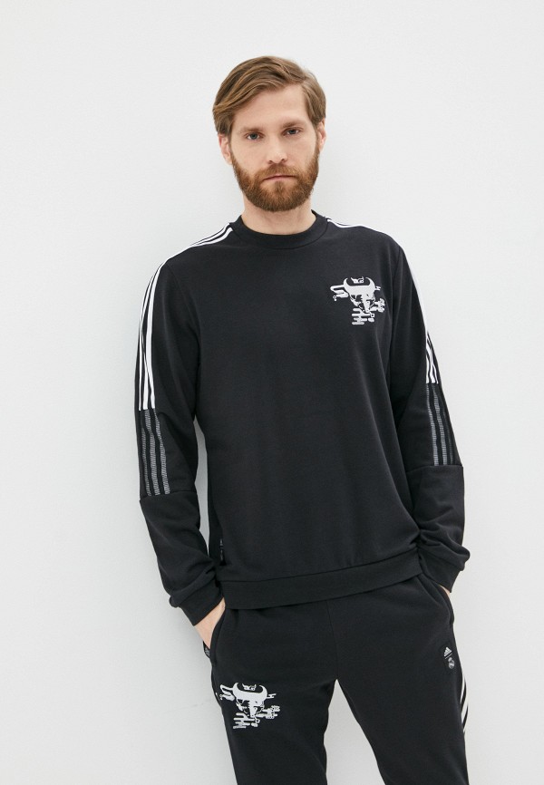 

Свитшот adidas, Черный, REAL CNY CR SWT
