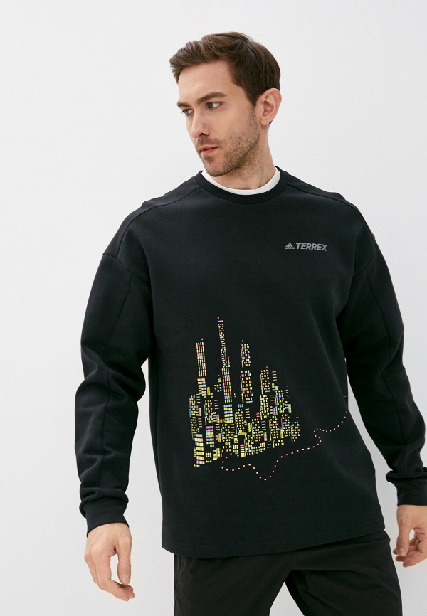 

Свитшот adidas, Черный, MTNLT GFX SWEAT
