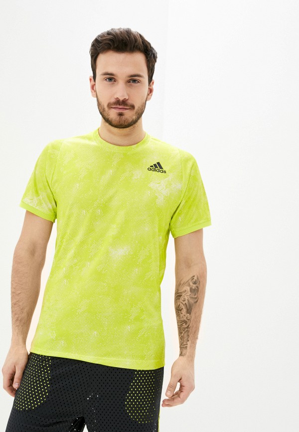 

Футболка adidas, Желтый, FLFT PRNT T PB