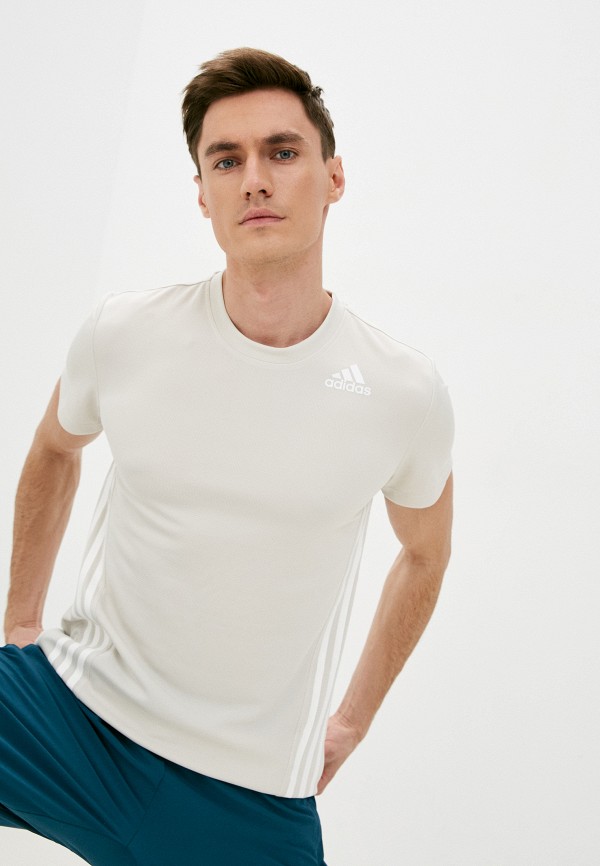 

Футболка спортивная adidas, Бежевый, AERO 3S TEE