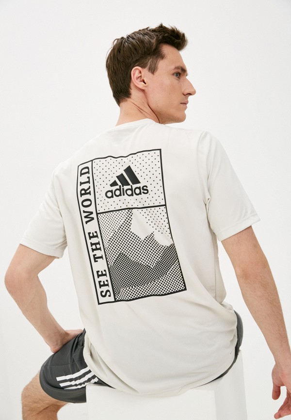 

Футболка спортивная adidas, Бежевый, M SPRT4IA G T