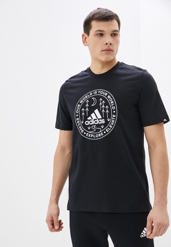 

Футболка adidas, Черный, M CRCL XPLR T