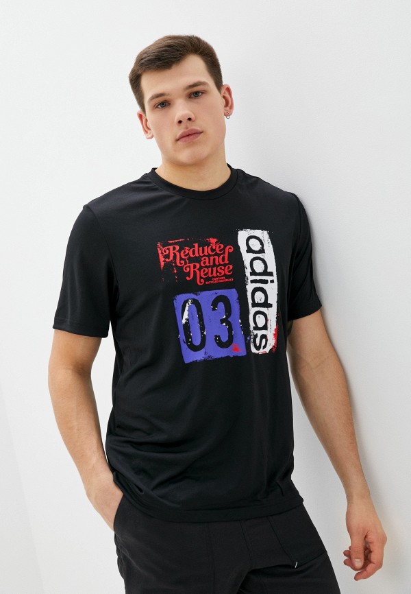 

Футболка adidas, Черный, adidas AD002EMLUFH9