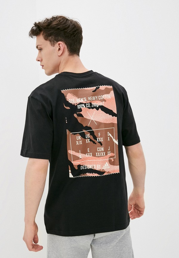 

Футболка adidas, Черный, CAMO LOOSE TEE